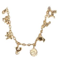 Cartier Gold Charm Bracelet 