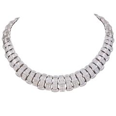 Diamond Gold Collar Necklace 5