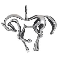 Jorgen Jensen Sterling Silver Horse Pendant