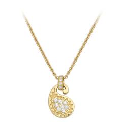 Carrera y Carrera Diamond Gold Pendant Necklace