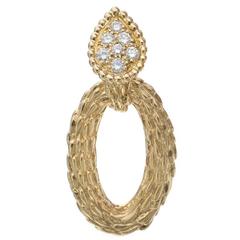 Boucheron Diamond Gold "Serpent Bohème" Pendant