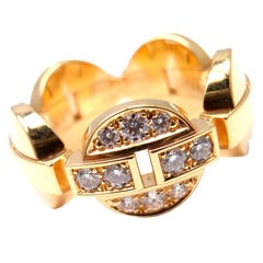 Cartier Himalia Diamond Gold Band Ring