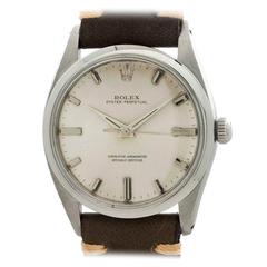 Vintage Rolex Stainless Steel Oyster Perpetual Wristwatch Ref 1018 circa 1962