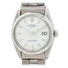 Rolex Stainless Steel Oyster Perpetual Date Wristwatch Ref 1500 circa 1968