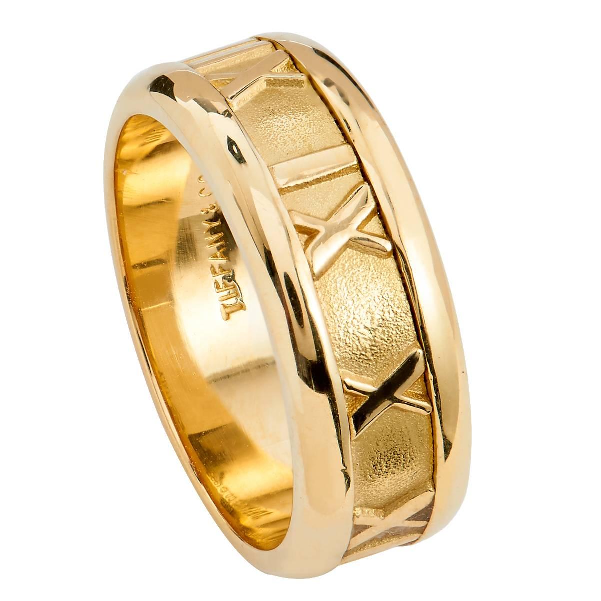 Tiffany & Co. Gold Atlas Ring