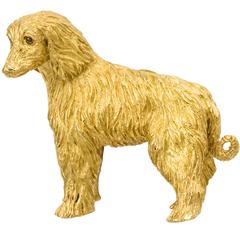 Tiffany & Co. Sapphire Gold Shaggy Dog Brooch 5