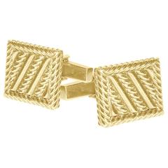 Tiffany & Co. Gold Cufflinks