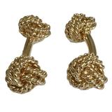 Twisted Gold Large Knot Cufflinks