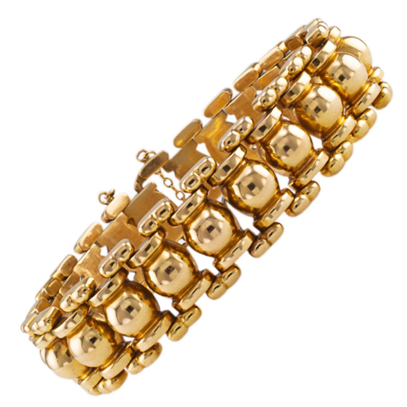 Retro Austrian Gold Bracelet