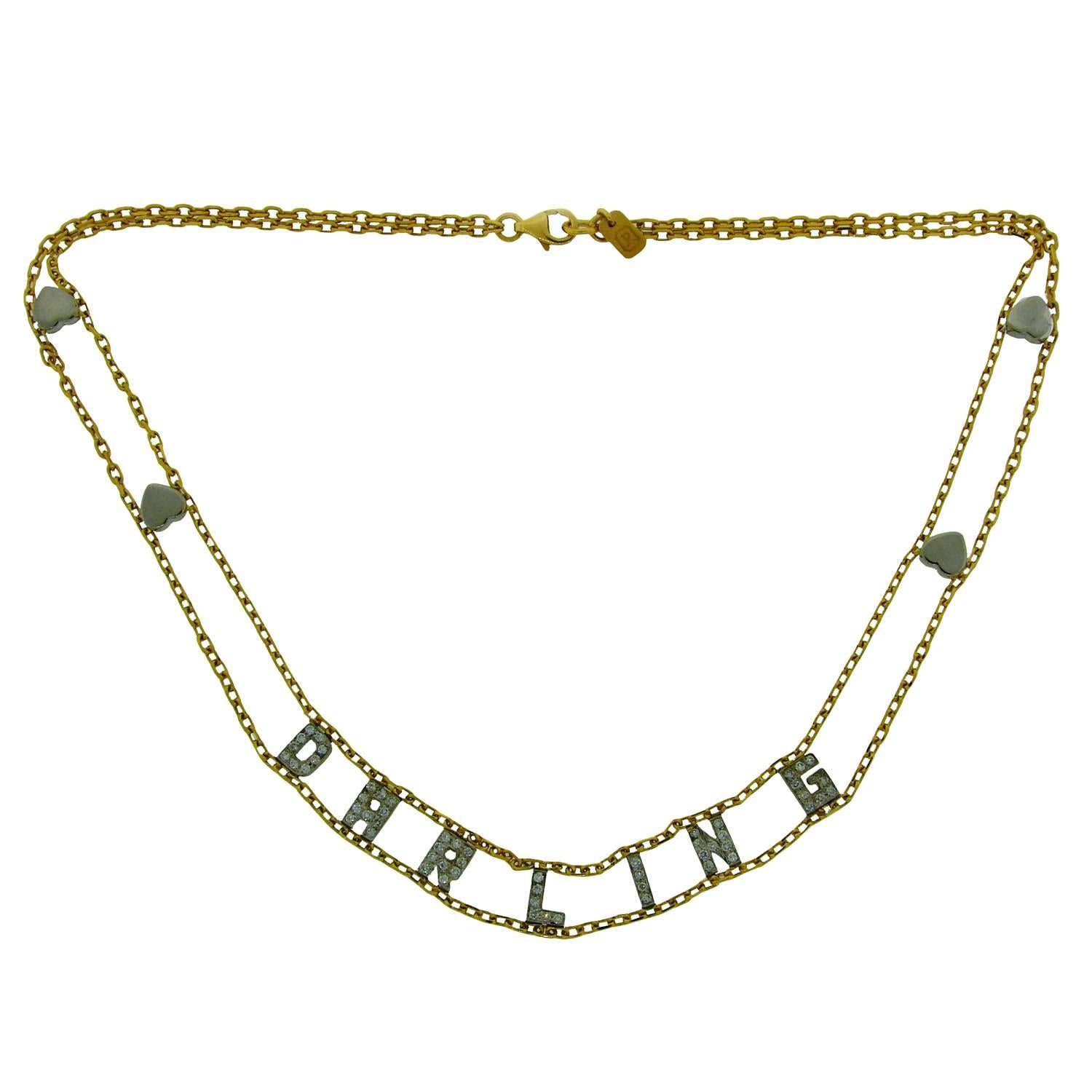 Repossi Diamond Gold DARLING Necklace