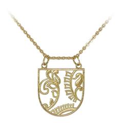 Gold Botanical Necklace 8