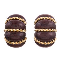 Seaman Schepps Rosewood “Shrimp" Earrings 11