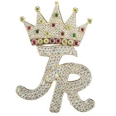 Custom Gemstone Diamond Gold Fashion Pendant