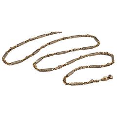 1850s Antique Gold Snake Chain