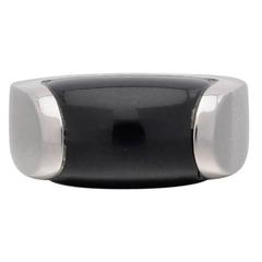 Bulgari Black Onyx Gold Tronchetto Ring 6