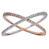 Diamond Two-Tone Gold Fashion Ring