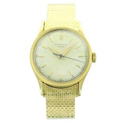 Vintage Patek Philippe Tiffany & Co. Yellow Gold Calatrava Wristwatch Ref 570