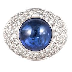 Boodles Sapphire Diamond Gold Ring 7