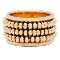 Vintage Chaumet Gold Abacus Ring