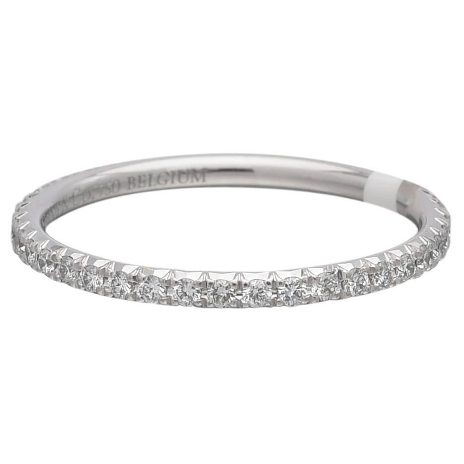 Tiffany & Co. Diamond Gold "Metro" Eternity Band Ring