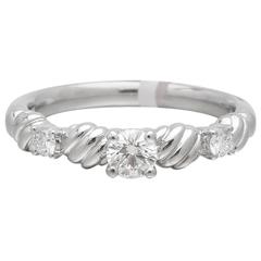 Dior Diamond Platinum Engagement Ring