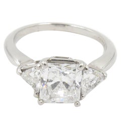 2.04 Carat GIA Cert Diamond Platinum Ring