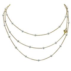 David Yurman Pearl Gold Necklace