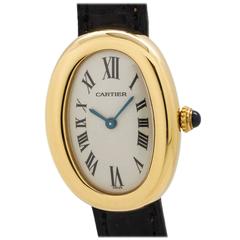 Cartier Lady's Yellow Gold Baignoire Quartz Wristwatch 