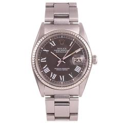 Vintage Rolex Stainless Steel Datejust Wristwatch Ref 1601 