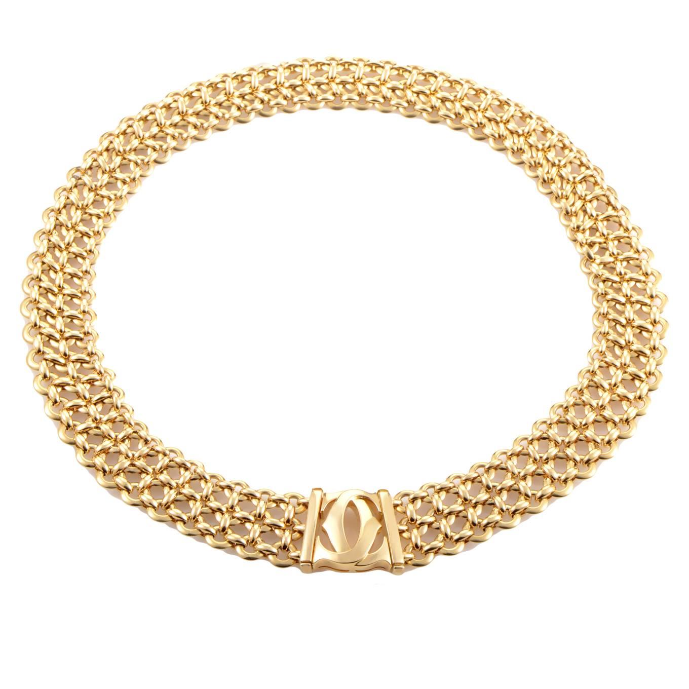 Cartier Gold Choker Halskette