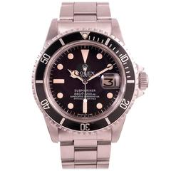 Rolex Stainless Steel “NATO” Submariner Wristwatch Ref 1680