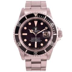 Retro Rolex Stainless Steel “NATO” Submariner Wristwatch Ref 1680 