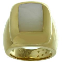 Van Cleef & Arpels Babylon Mother-of-Pearl Gold Ring 3
