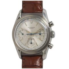 Universal Geneve Stainless Steel Chronograph Wristwatch 2
