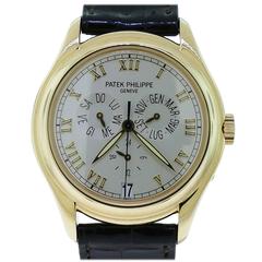 Patek Philippe Yellow Gold Annual Calendar Wristwatch Ref 5035J