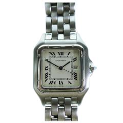 Cartier Stainless Steel Panthere Jumbo Quartz Wristwatch