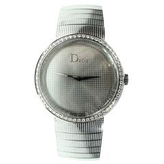 Christian Dior Lady's Stainless Steel Diamond Baby "D" Quartz Wristwatch
