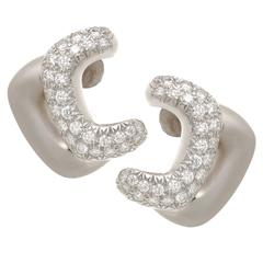 Marlene Stowe Diamond Gold Earrings