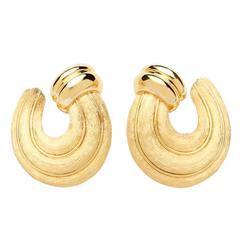 Henry Dunay Sabi Finished Gold Earrings 2