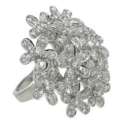 Van Cleef & Arpels Diamond Gold Socrates Bouquet Ring 
