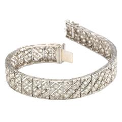 Lacloche Freres Art Deco Diamond Platinum Bracelet 11