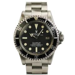 Retro Rolex Stainless Steel Sea-Dweller Wristwatch Ref 1665 