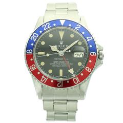 Rolex Tiffany & Co. Stainless Steel GMT-Master Wristwatch Ref 1675