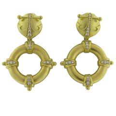 Paul Morelli Diamond Gold Drop Earrings 9