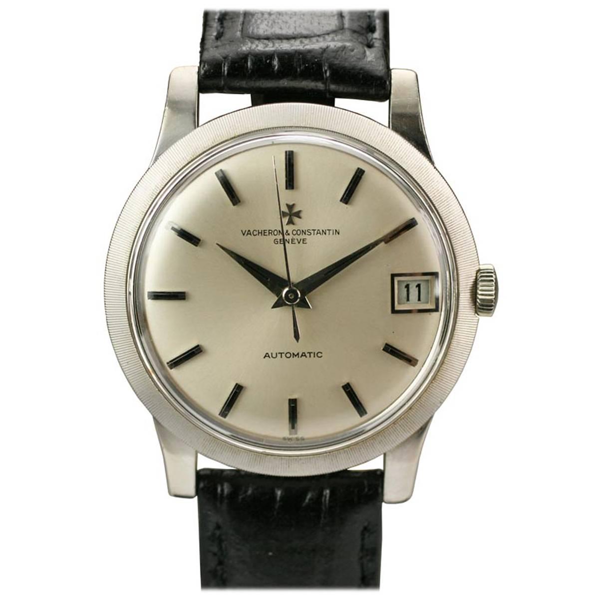 Vacheron & Constantin Stainless Steel Wristwatch Ref 6378