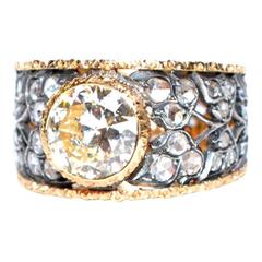 Mario Buccellati Diamond Gold Ring