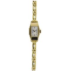 Vintage Elgin Lady's Yellow Gold Wristwatch