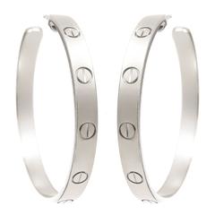 Cartier Gold "Love" Hoop Earrings