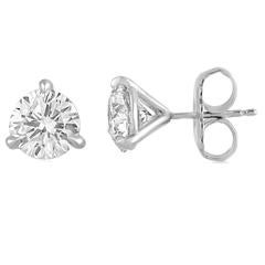 GIA Certified 2.31 Carats E VVS Diamond Platinum Stud Earrings