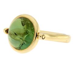 Jona Green Tourmaline  Gold Ring